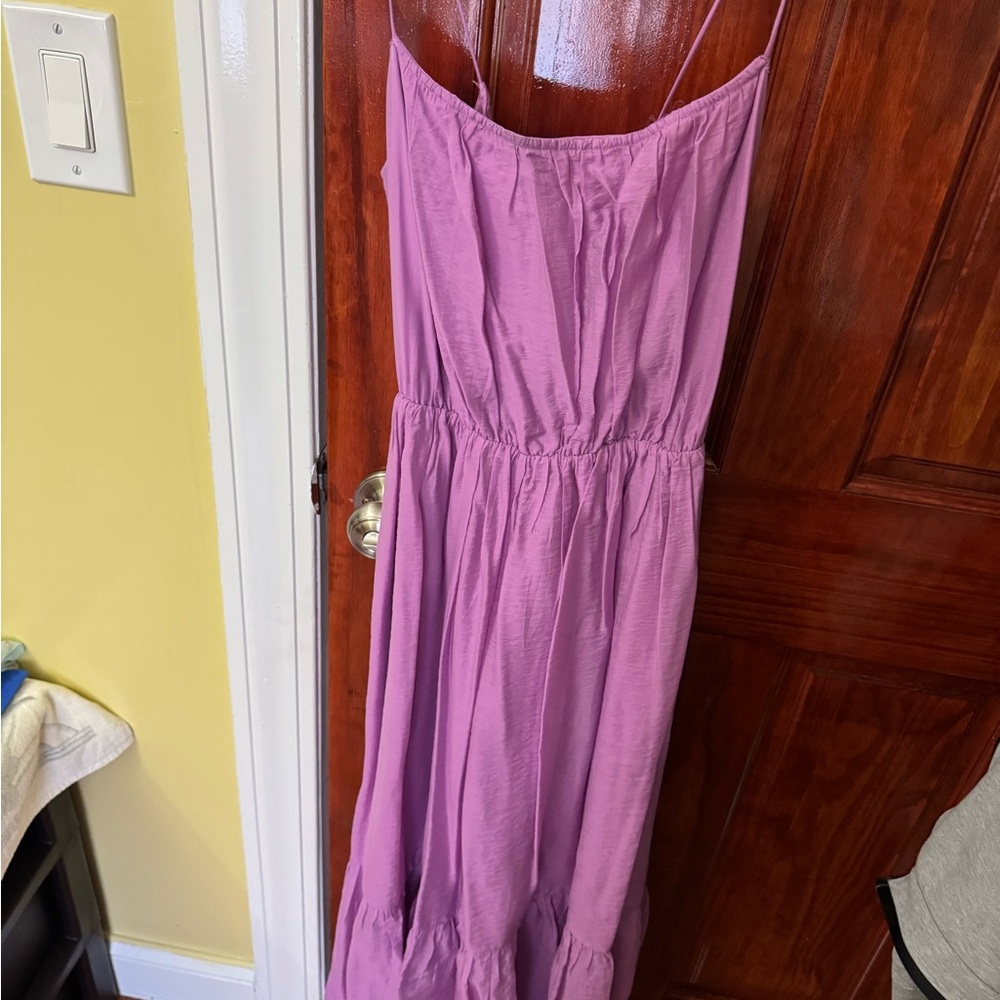 Abercrombie & Fitch Purple Maxi Dress